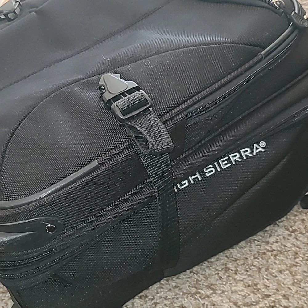High Sierra Black Rolling Bag